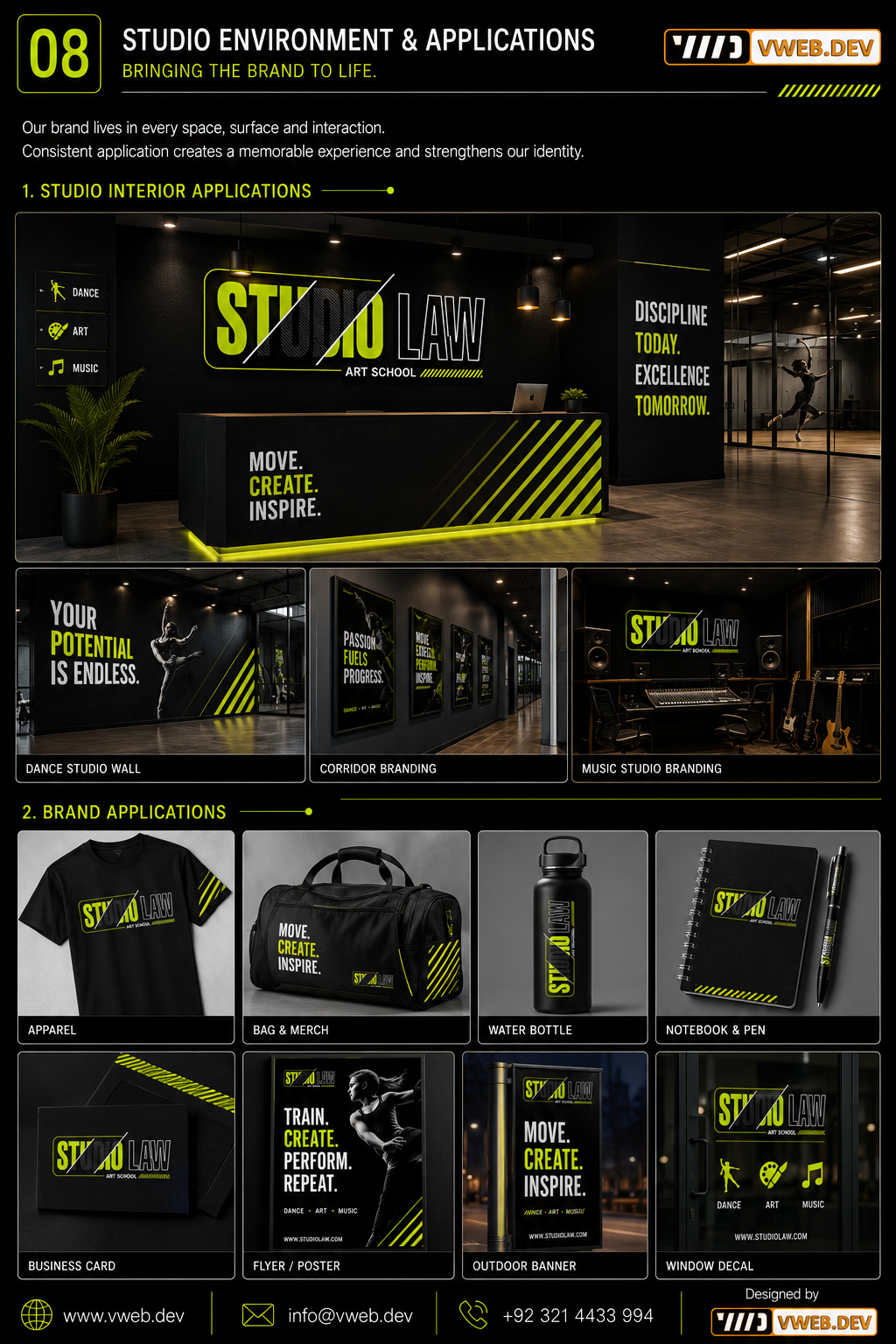 Studio Law Art School Identity — Bringing the studio to life