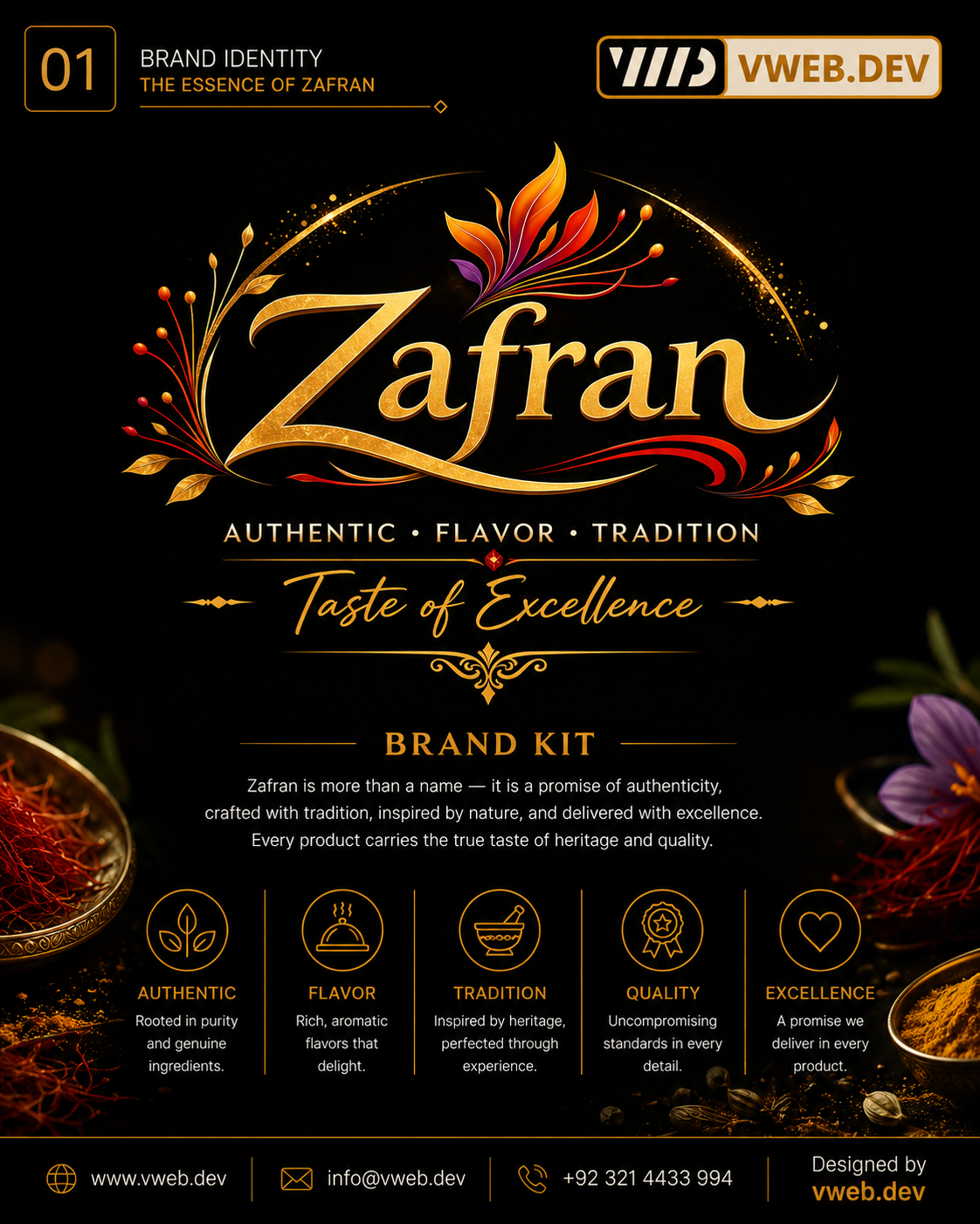 Zafran Brand Identity — The essence of Zafran