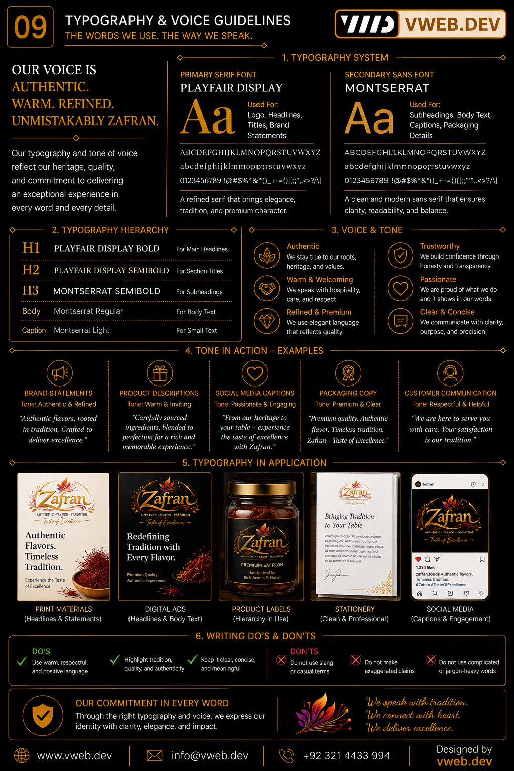 Zafran Brand Identity — Texture, ingredients and appetite