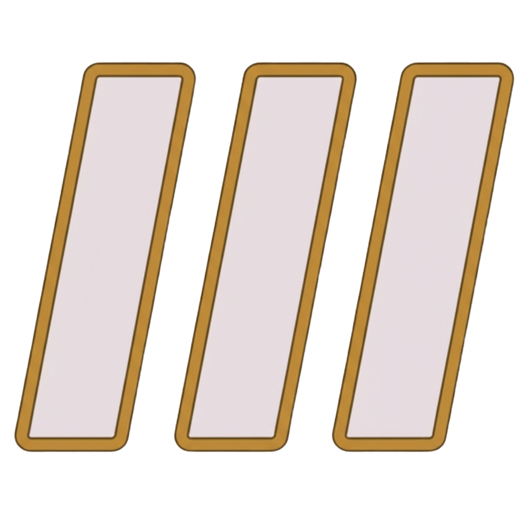 W symbol formed by the three slash strokes of the VWEB.DEV logo